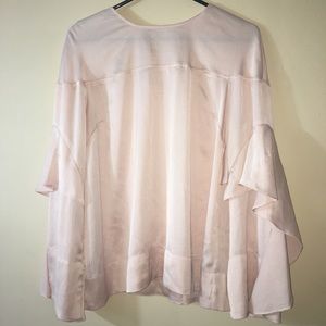 Satin Poet Sleeve Shirt